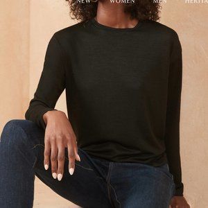 NWT BANANA REPUBLIC Luxespun Crew-Neck Knit T-Shirt